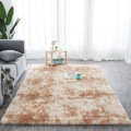 Tapis moelleux décoratif long tapis moelleux molle faux tapis de sol en fourrure de fourrure lavable sans glissement pour salle à manger de chambre à coucher